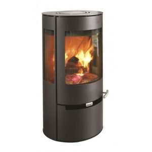 Aduro 9 brændeovn sort med skuffe 8 kW